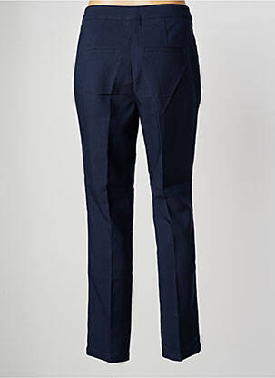Pantalon droit tissage crêpe taille normale bleu STREET ONE femme