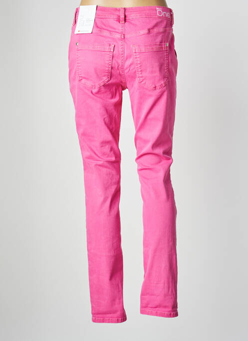 Jeans coupe slim rose STREET ONE pour femme