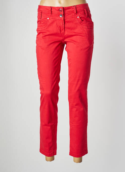 Pantalon 7/8 rouge CECIL pour femme