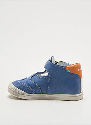 Sandales/nu pieds matière lisse bout rond bleu BABYBOTTE garçon