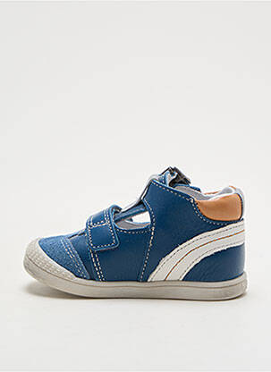 Sandales/nu pieds matière lisse bout rond bleu BABYBOTTE garçon