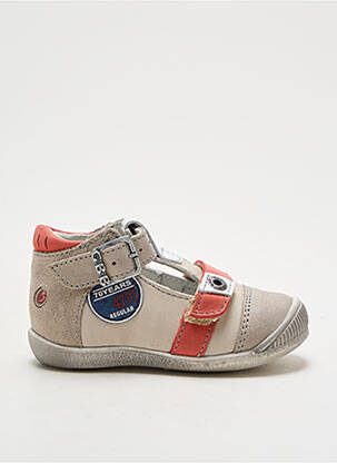 Sandales/nu pieds empiècements bout rond beige GBB garcon