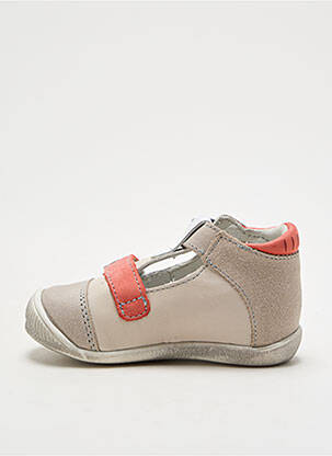 Sandales/nu pieds empiècements bout rond beige GBB garçon