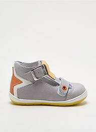 Sandales/nu pieds empiècements bout rond gris BELLAMY garcon