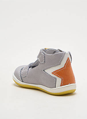 Sandales/nu pieds empiècements bout rond gris BELLAMY garçon