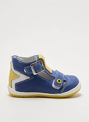 Sandales/nu pieds empiècements bout rond bleu BELLAMY garcon