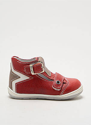 Sandales/nu pieds empiècements bout rond rouge BELLAMY garcon