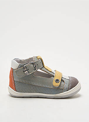 Sandales/nu pieds empiècements bout rond gris BELLAMY garçon