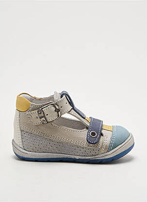 Sandales/nu pieds empiècements bout rond bleu BELLAMY garcon