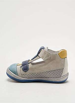 Sandales/nu pieds empiècements bout rond bleu BELLAMY garçon