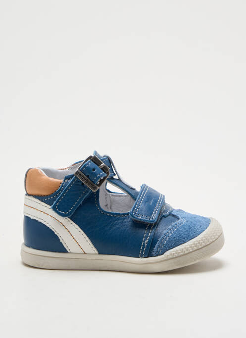 Sandales/nu pieds matière lisse bout rond bleu BABYBOTTE garcon