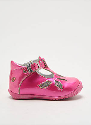 Sandales/nu pieds tissage vernis bout rond rose GBB fille