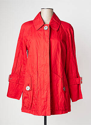 Parka manches longues sans capuche rouge CREENSTONE femme