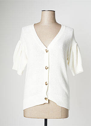 Veste casual coupe cintrée beige CAROLINE BISS femme
