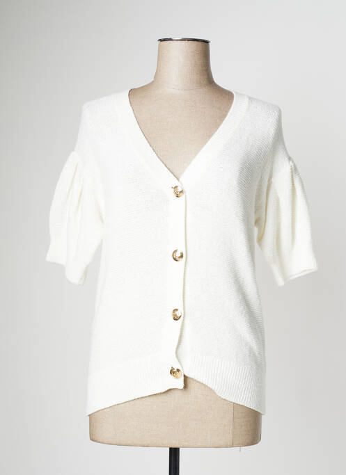Veste casual coupe cintrée beige CAROLINE BISS femme