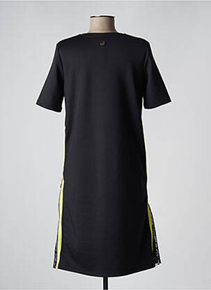 Robe mi-longue manches courtes manches courtes noir SPORTALM femme