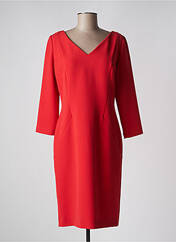 Robe mi-longue rouge DANIEL HECHTER pour femme seconde vue