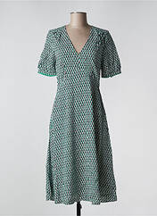 Robe mi-longue vert TOMMY HILFIGER pour femme seconde vue