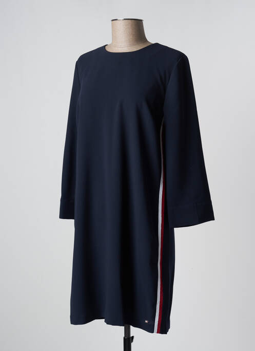 Robe courte bleu TOMMY HILFIGER pour femme