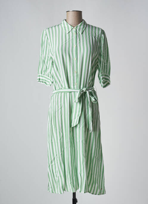 Robe mi-longue vert TOMMY HILFIGER pour femme