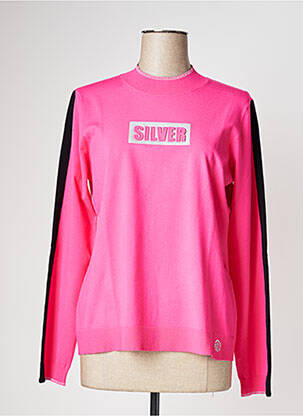 Pull col rond manches longues rose SPORTALM femme