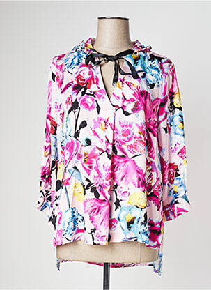 Blouse imprimé fleurs manches longues rose SPORTALM femme