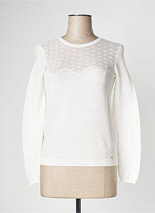 Pull blanc DES PETITS HAUTS pour femme