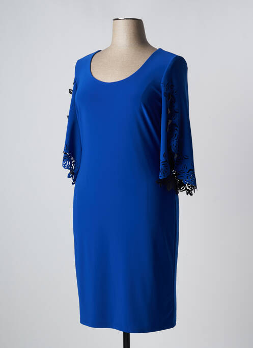 Robe mi-longue bleu JOSEPH RIBKOFF pour femme