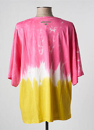 T-shirt coupe droite manches courtes rose MÊME ROAD femme