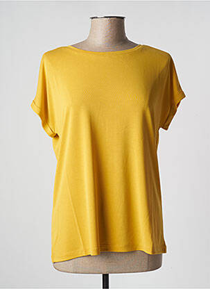 T-shirt jaune COMMA, pour femme