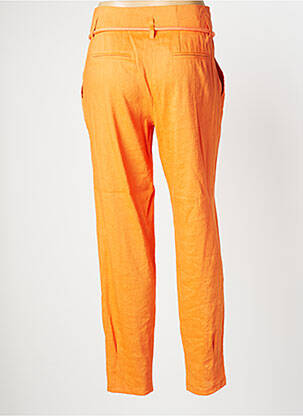 Pantalon droit tissage popeline taille normale orange MARC CAIN femme