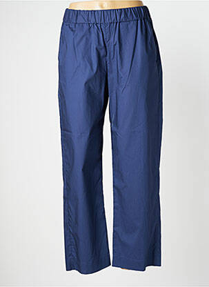Pantalon droit bleu NICE THINGS pour femme