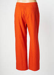 Pantalon droit orange NICE THINGS pour femme seconde vue