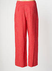 Pantalon droit rouge NICE THINGS pour femme seconde vue