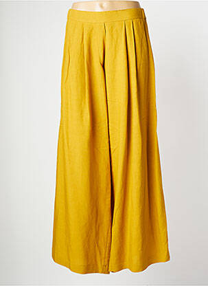 Pantalon large jaune MÊME ROAD pour femme