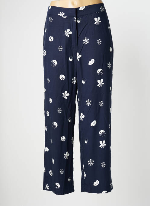 Pantalon droit bleu NICE THINGS pour femme