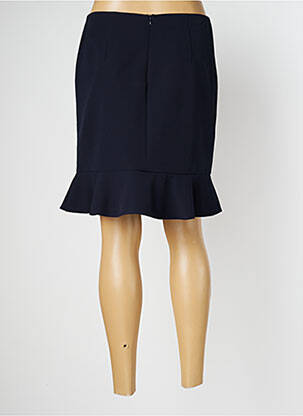 Jupe mi-longue stretch bleu COMMA, femme