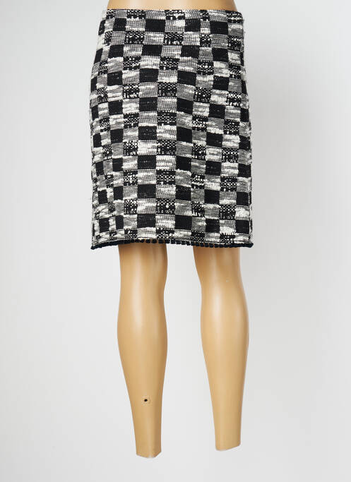 Jupe mi-longue noir CAROLINE BISS femme