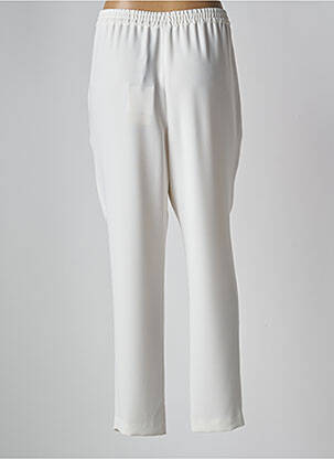 Pantalon droit tissage crêpe taille normale beige ZAPA femme