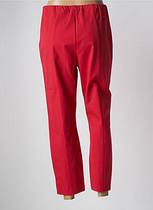 Pantalon 7/8 stretch taille normale rouge TOMMY HILFIGER femme