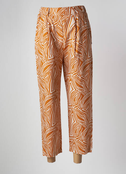 Pantalon 7/8 taille haute taille haute jaune MÊME ROAD femme