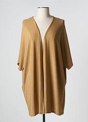 Gilet manches longues stretch marron LE CHAT femme