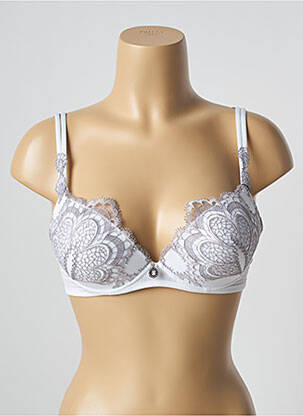 Soutien-gorge haut soutien-gorge push-up haut soutien-gorge push-up blanc AMBRA femme