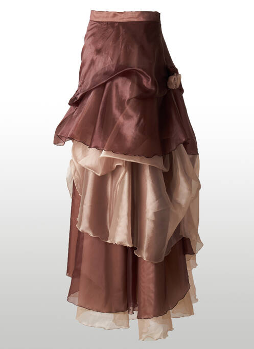 Jupe longue marron NUPTIAL CO femme
