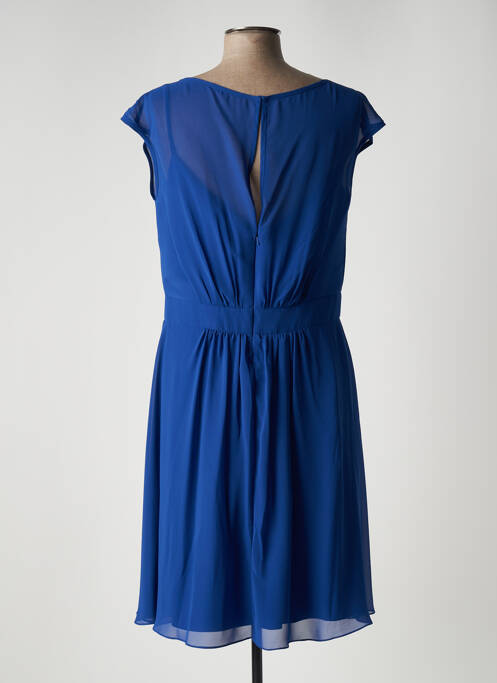 Robe mi-longue bleu FASHION NEW YORK femme