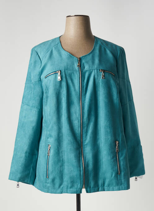 Veste casual bleu CHALOU pour femme