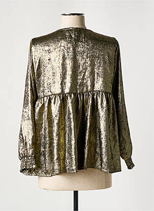 Blouse manches longues manches longues or VINTAGE LOVE femme