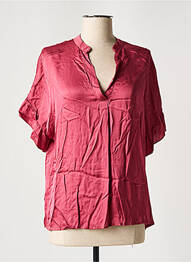 Blouse manches courtes manches courtes rose PAKO LITTO femme