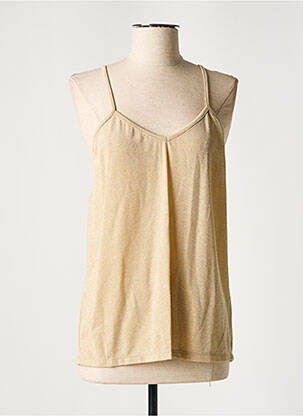 Top stretch fines bretelles beige PAKO LITTO femme