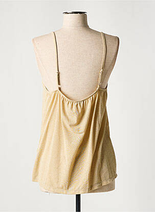 Top stretch fines bretelles beige PAKO LITTO femme